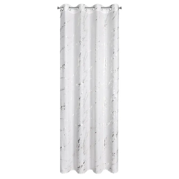 Eurofirany, zasłona zaciemniająca gotowa, Lani, 140-250 cm, biały