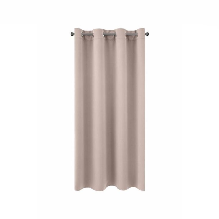 Eurofirany, zasłona zaciemniająca gotowa, Logan, 135-175 cm, pudrowy