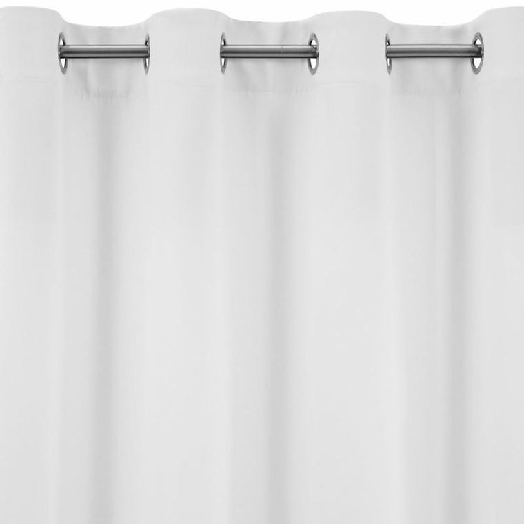 Eurofirany, zasłona zaciemniająca gotowa, Logan, 140-175 cm, biały