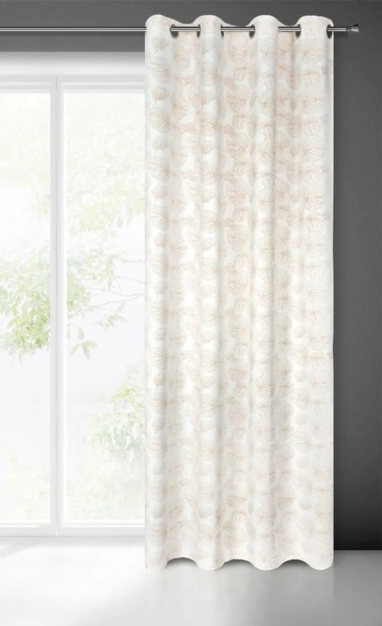 Eurofirany, zasłona zaciemniająca gotowa, Marigold, 140-250 cm, biały