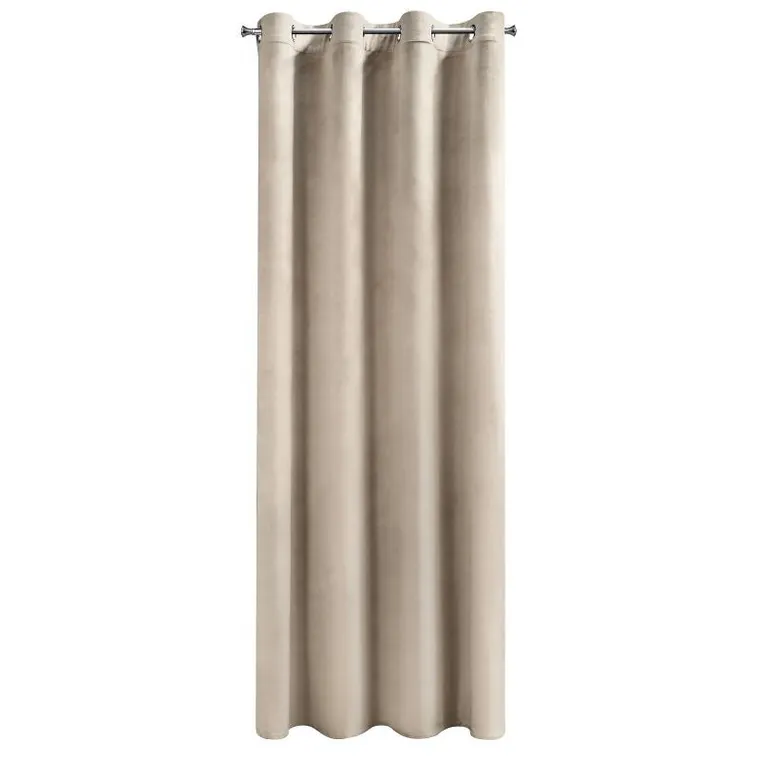 Eurofirany, zasłona zaciemniająca gotowa, Melanie, 140-250 cm, beżowy