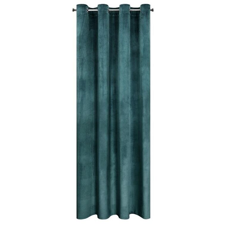 Eurofirany, zasłona zaciemniająca gotowa, Melanie, 140-250 cm, ciemnoniebieski