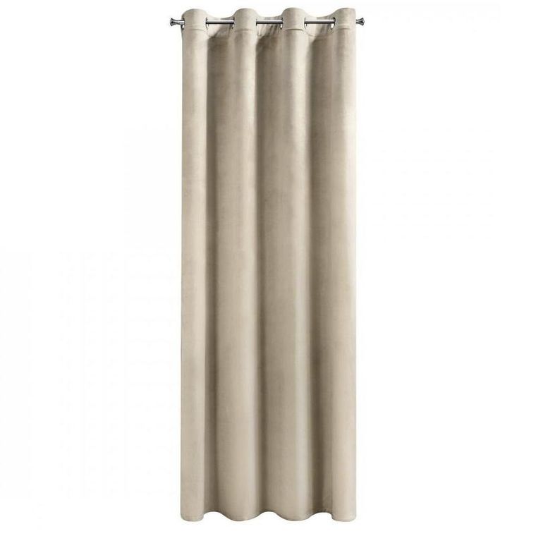 Eurofirany, zasłona zaciemniająca gotowa, Melanie, 140-250 cm, jasnobeżowy