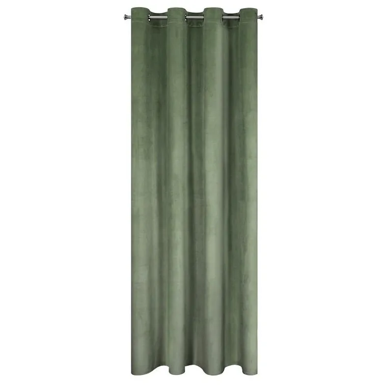 Eurofirany, zasłona zaciemniająca gotowa, Melanie, 140-250 cm, oliwkowy