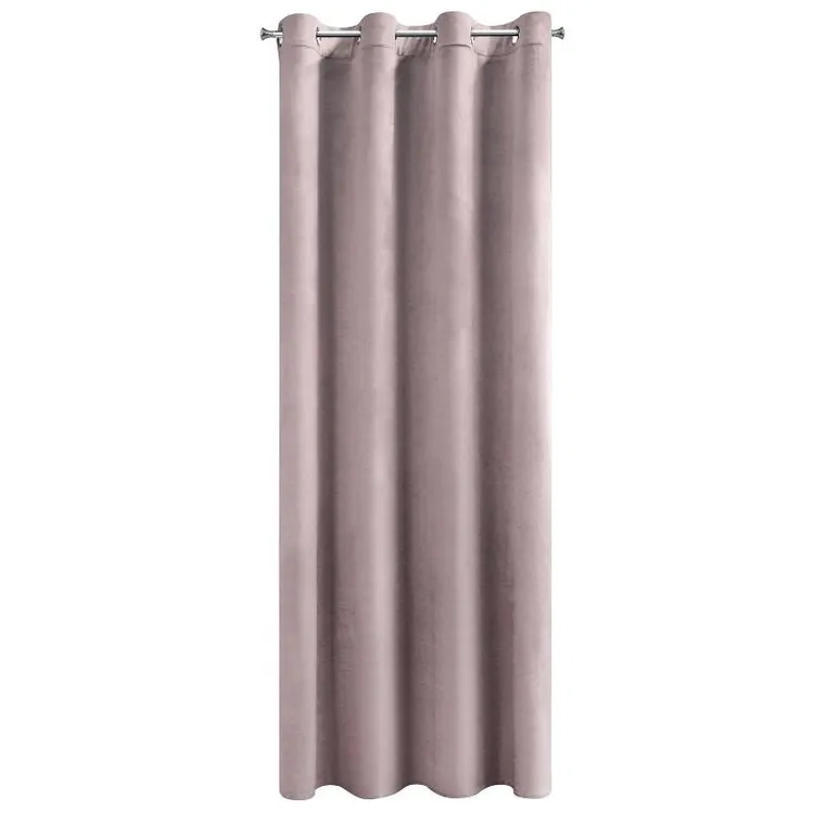 Eurofirany, zasłona zaciemniająca gotowa, Melanie, 140-250 cm, pudrowy