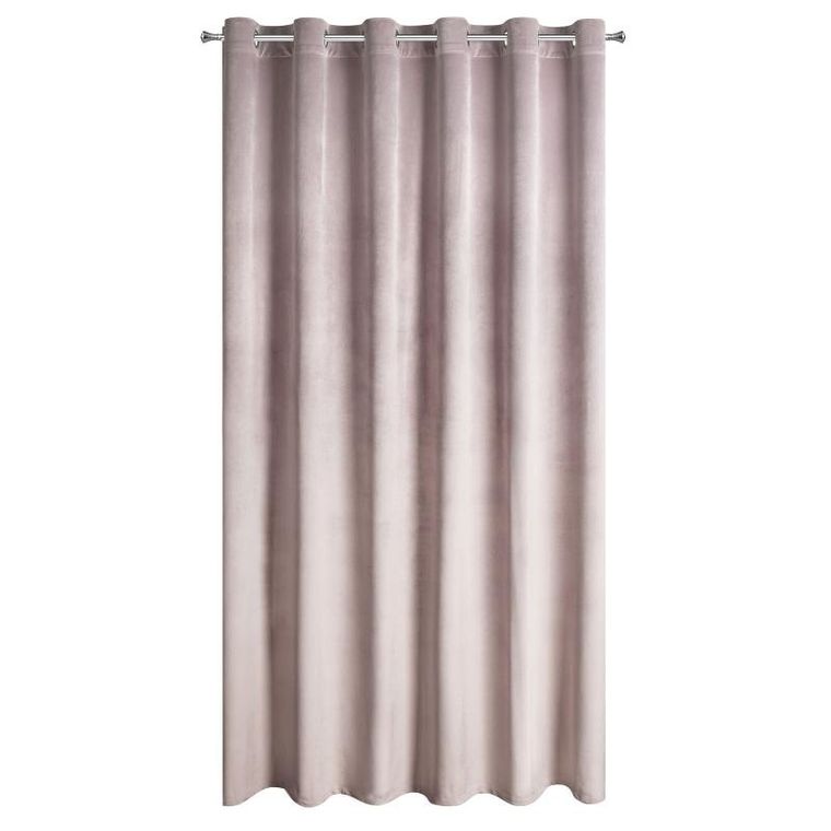 Eurofirany, zasłona zaciemniająca gotowa, Melanie, 215-250 cm, pudrowy