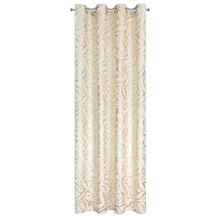 Eurofirany, zasłona zaciemniająca gotowa,, Milena, 140-250 cm, kremowy