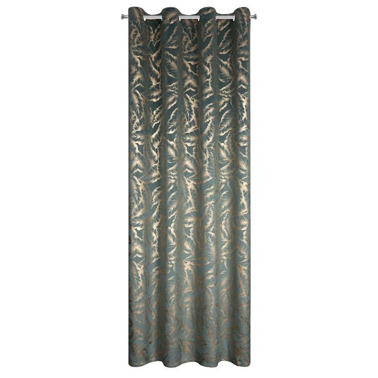 Eurofirany, zasłona zaciemniająca gotowa, Milena, 140-250 cm, miętowy