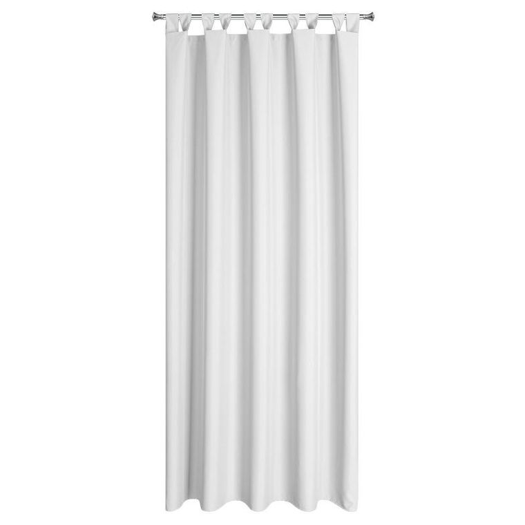 Eurofirany, zasłona zaciemniająca gotowa, na szelkach, Garden, 155-200 cm, biały