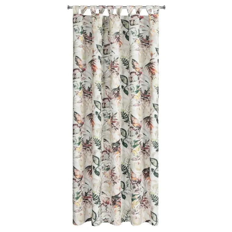 Eurofirany, zasłona zaciemniająca gotowa, na szelkach, Garden2, 155-260 cm, biały