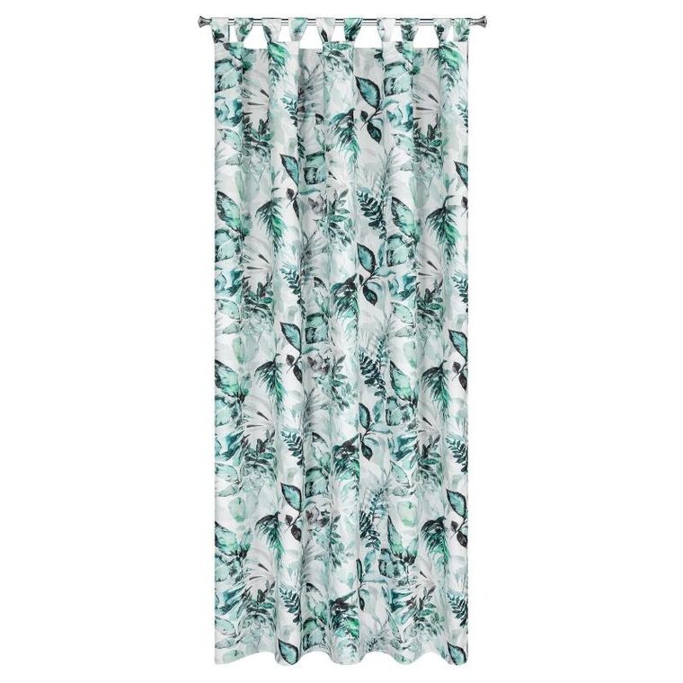 Eurofirany, zasłona zaciemniająca gotowa, na szelkach, Garden2, 155-260 cm, biały