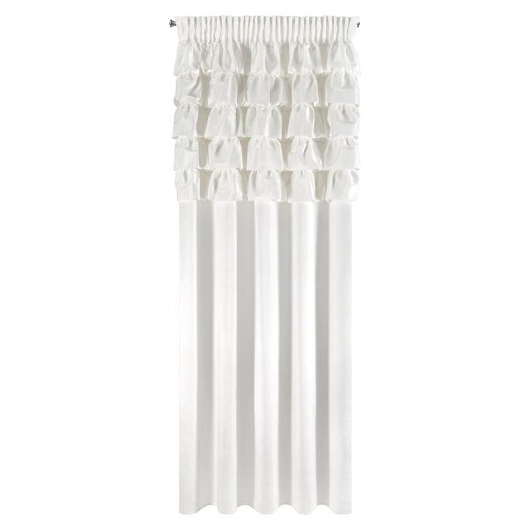 Eurofirany, zasłona zaciemniająca gotowa, na taśmie, Aura, 140-250 cm, biały