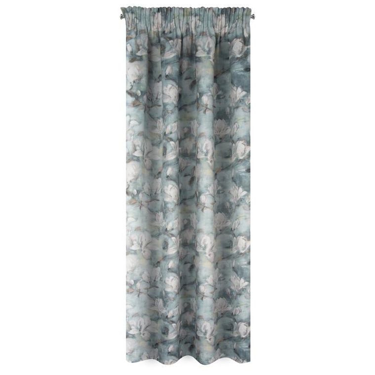 Eurofirany, zasłona zaciemniająca gotowa, na taśmie, Gracja, 140-270 cm, stalowy