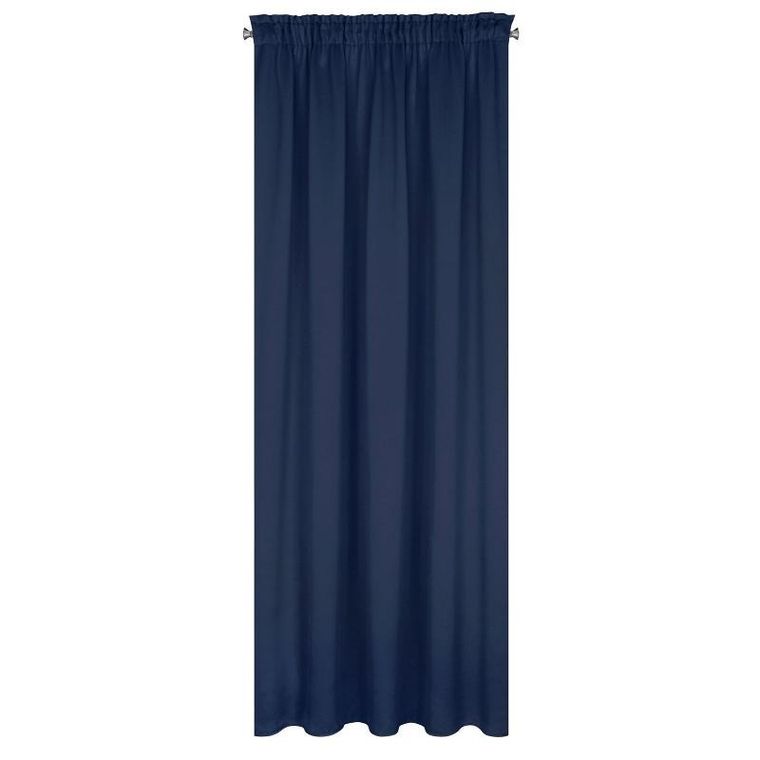 Eurofirany, zasłona zaciemniająca gotowa, na taśmie, Logan, 140-270 cm, granatowy