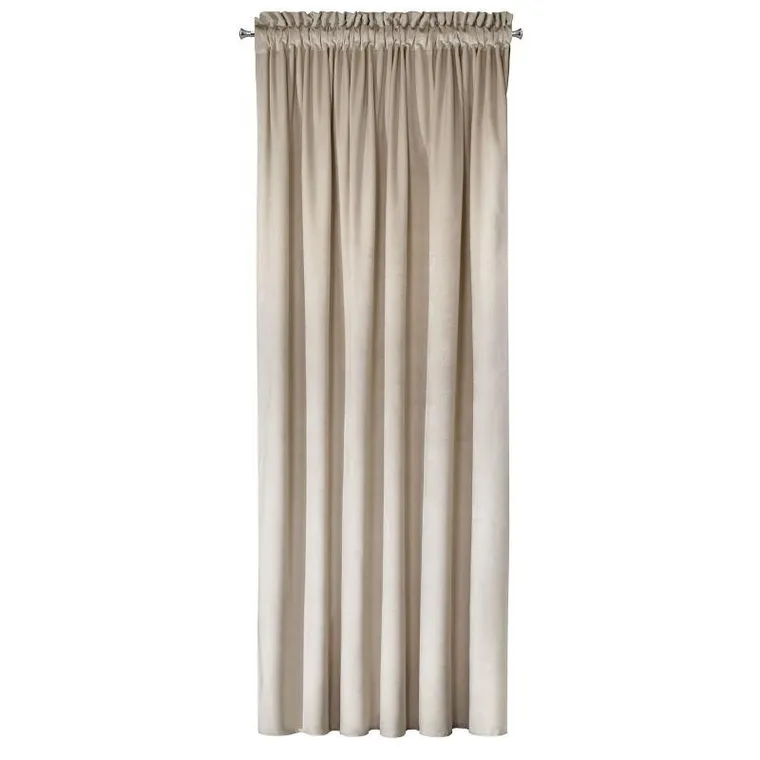 Eurofirany, zasłona zaciemniająca gotowa, na taśmie, Melanie, 140-270 cm, beżowy