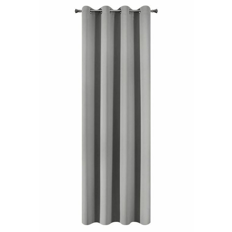 Eurofirany, zasłona zaciemniająca gotowa, Nerisa, 140-250 cm, srebrny