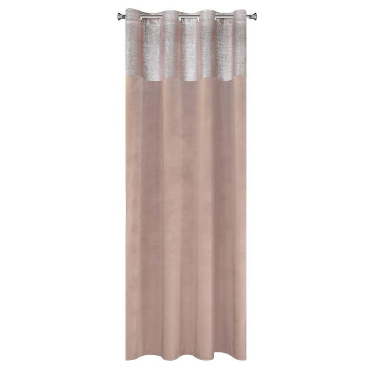 Eurofirany, zasłona zaciemniająca gotowa, Peri, 140-250 cm, pudrowy róż