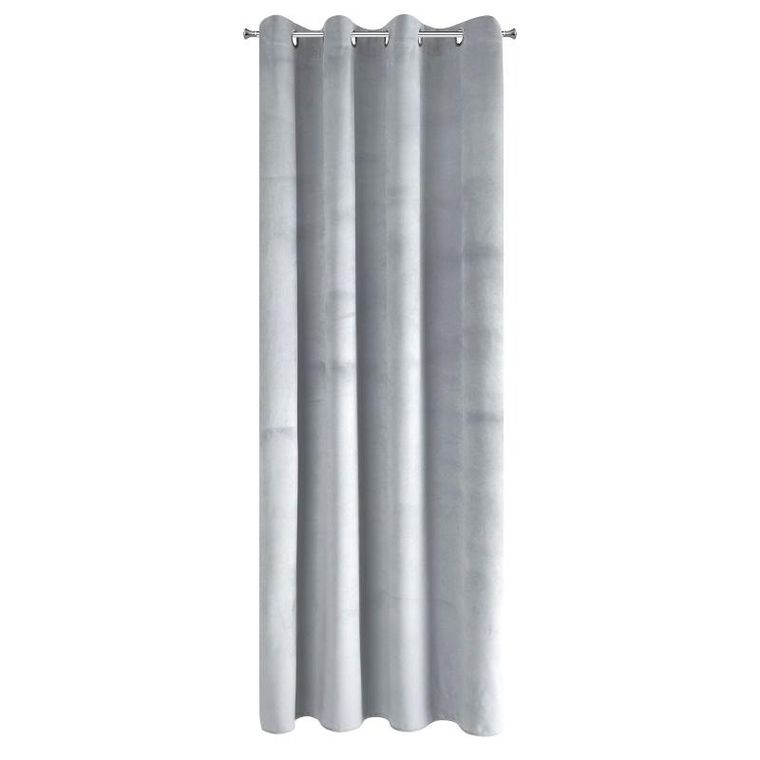 Eurofirany, zasłona zaciemniająca gotowa, Pierre, 140-250 cm, jasnoszary