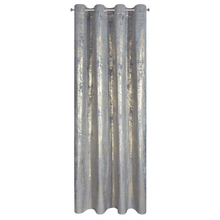 Eurofirany, zasłona zaciemniająca gotowa, Renia, 140-250 cm, srebrny