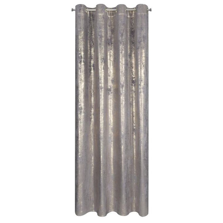 Eurofirany, zasłona zaciemniająca gotowa, Renia, 140-250 cm, stalowy