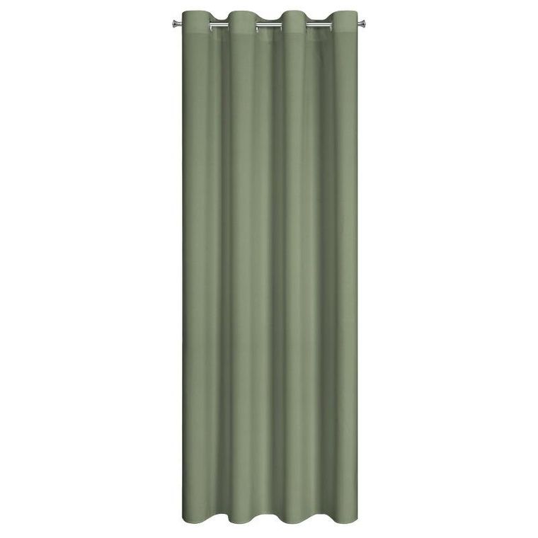 Eurofirany, zasłona zaciemniająca gotowa, Rita, 140-250 cm, oliwkowy