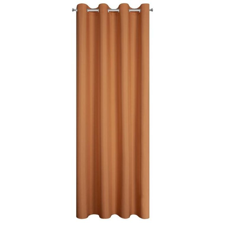 Eurofirany, zasłona zaciemniająca gotowa, Rita, 140-250 cm, rudy