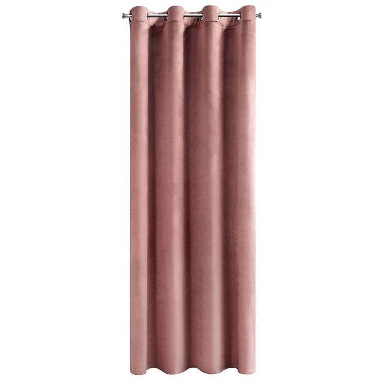 Eurofirany, zasłona zaciemniająca gotowa, Rosa, 140-250 cm, różowy