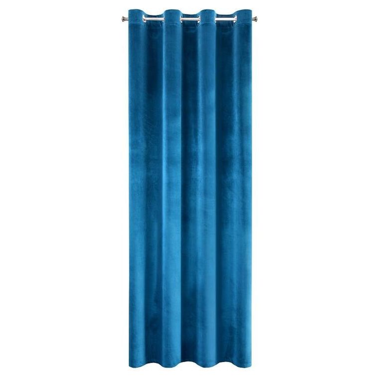 Eurofirany, zasłona zaciemniająca gotowa, Samanta, 140-250 cm, granatowy