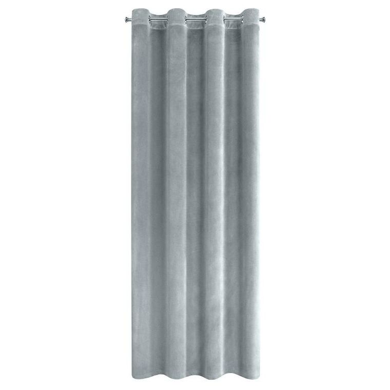 Eurofirany, zasłona zaciemniająca gotowa, Samanta, 140-250 cm, szary