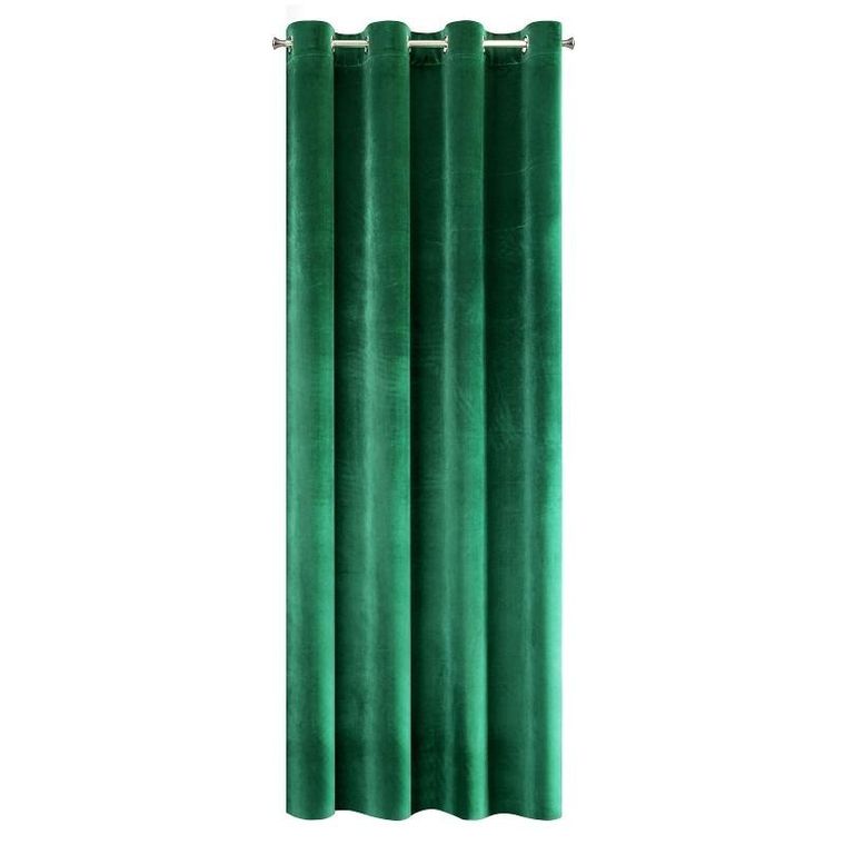 Eurofirany, zasłona zaciemniająca gotowa, Samanta, 140-250 cm, zielony