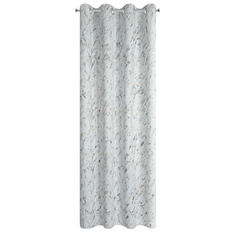 Eurofirany, zasłona zaciemniająca gotowa, Sancy, 140-250 cm, srebrny