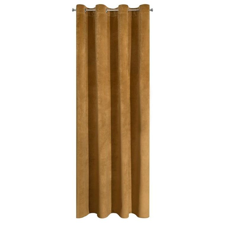 Eurofirany, zasłona zaciemniająca gotowa, Villa, 140-250 cm, miodowy