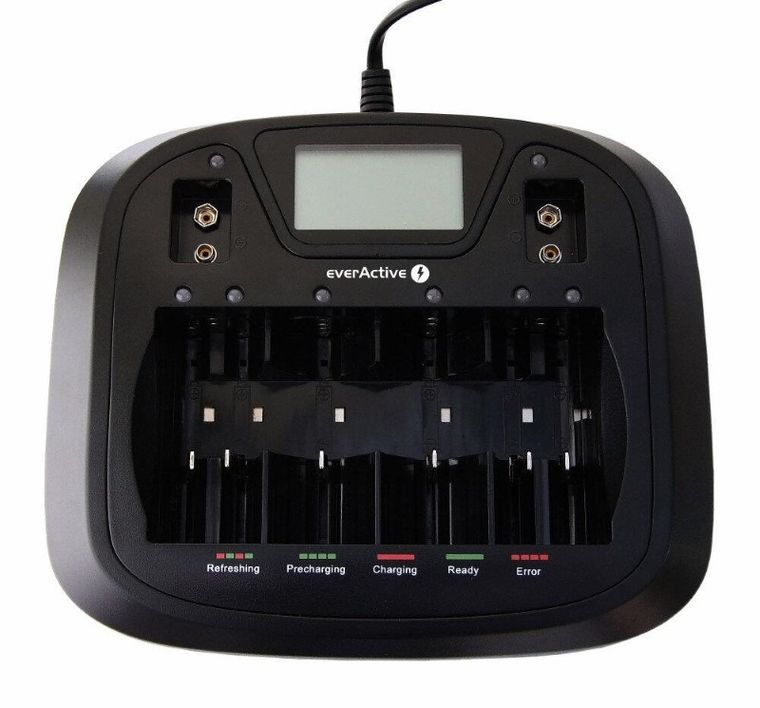 EverActive, ładowarka do baterii A, AA, AAA, AAAA, C, D, NC900U