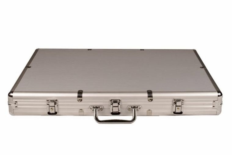 Evergreen, aluminiowa walizka na 1000 żetonów