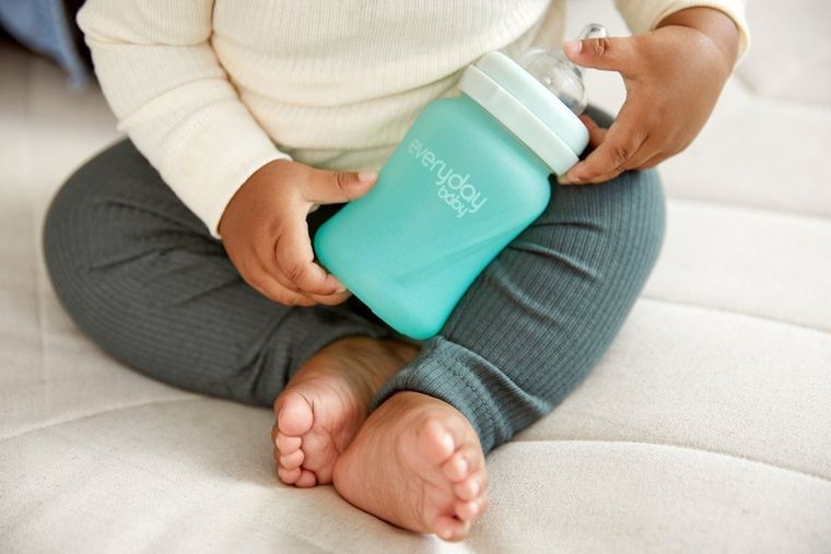 Everyday Baby, butelka szklana, miętowa, 2m+, 150 ml