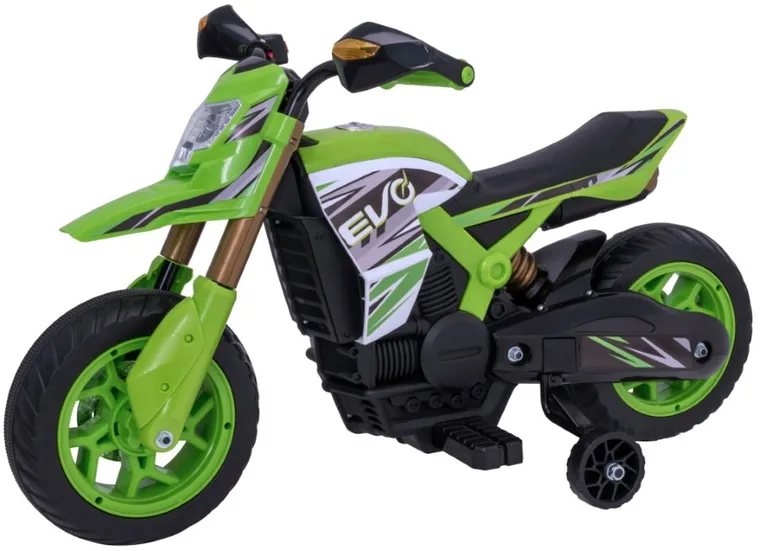 EVO, motor, pojazd na akumulator, zielony