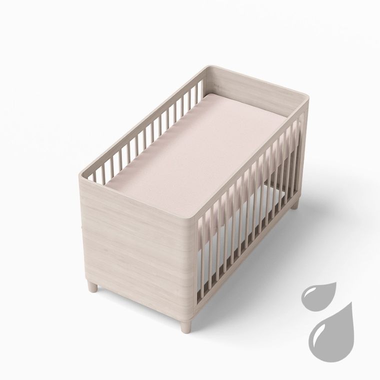 Ewa Klucze Eevi, prześcieradło nieprzemakalne, beżowe, 120-60 cm