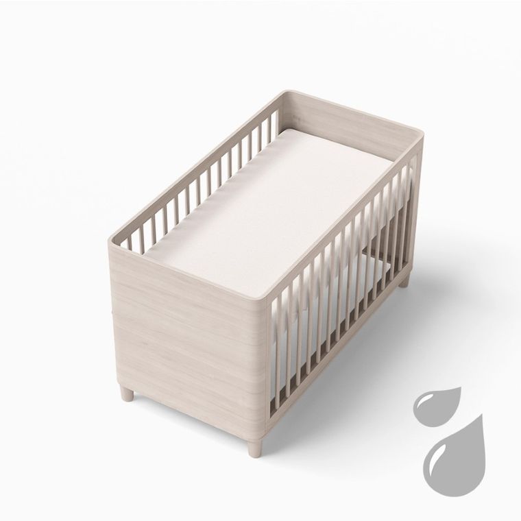 Ewa Klucze Eevi, prześcieradło nieprzemakalne, ecru, 120-60 cm