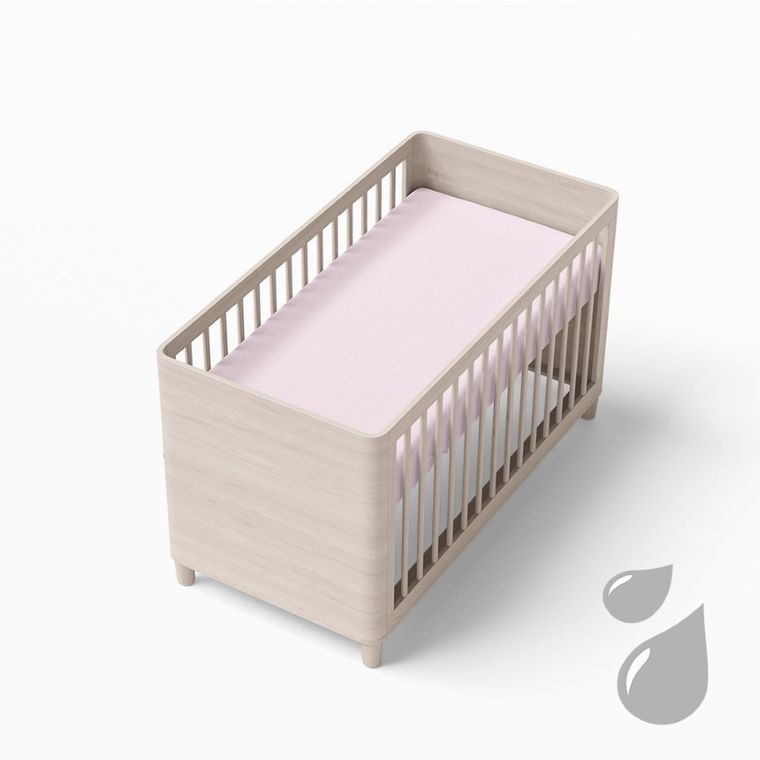 Ewa Klucze Eevi, prześcieradło nieprzemakalne, jasno różowe, 120-60 cm