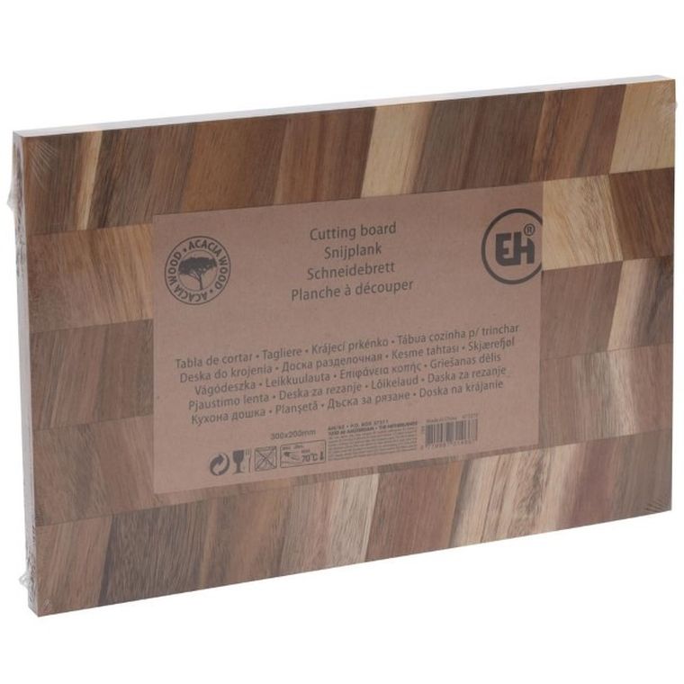 Excellent Houseware, deska akacjowa do krojenia, serwowania, 30-20 cm