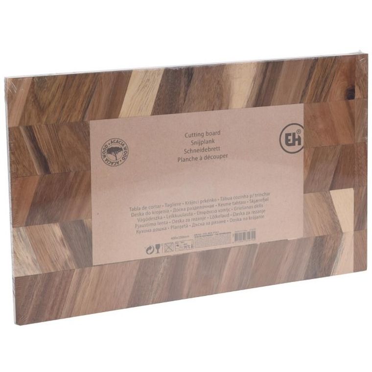 Excellent Houseware, deska akacjowa do krojenia, serwowania, 40-25 cm