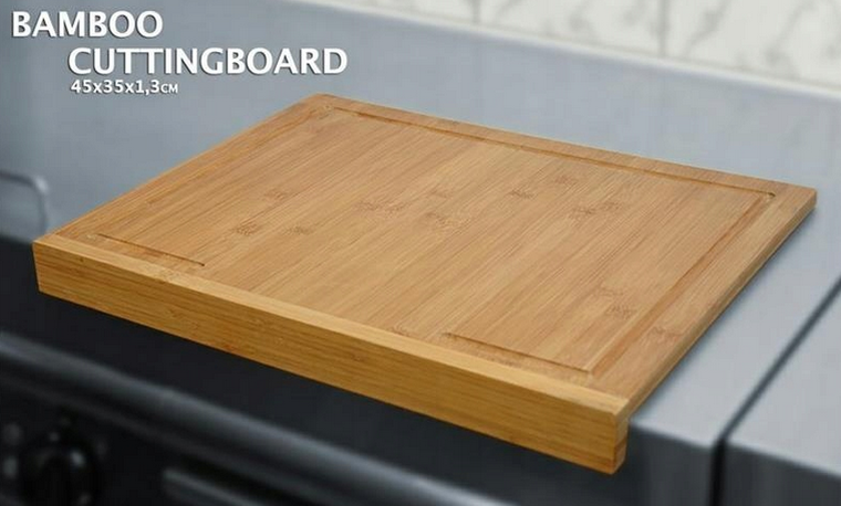 Excellent Houseware, deska do krojenia, stolnica bambusowa, 45-35 cm