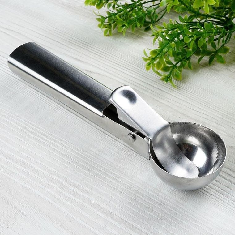 Excellent Houseware, gałkownica do lodów, stalowa, 18 cm