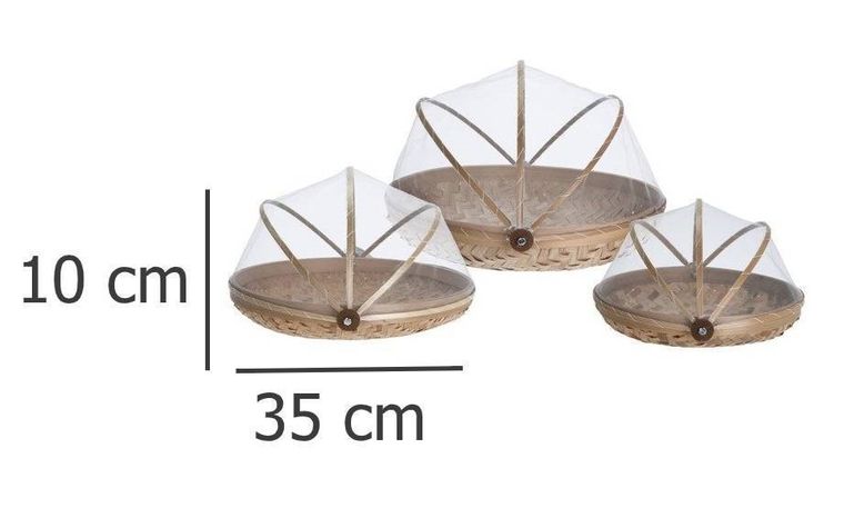 Excellent Houseware, koszyk do chleba z włókna bambusowego