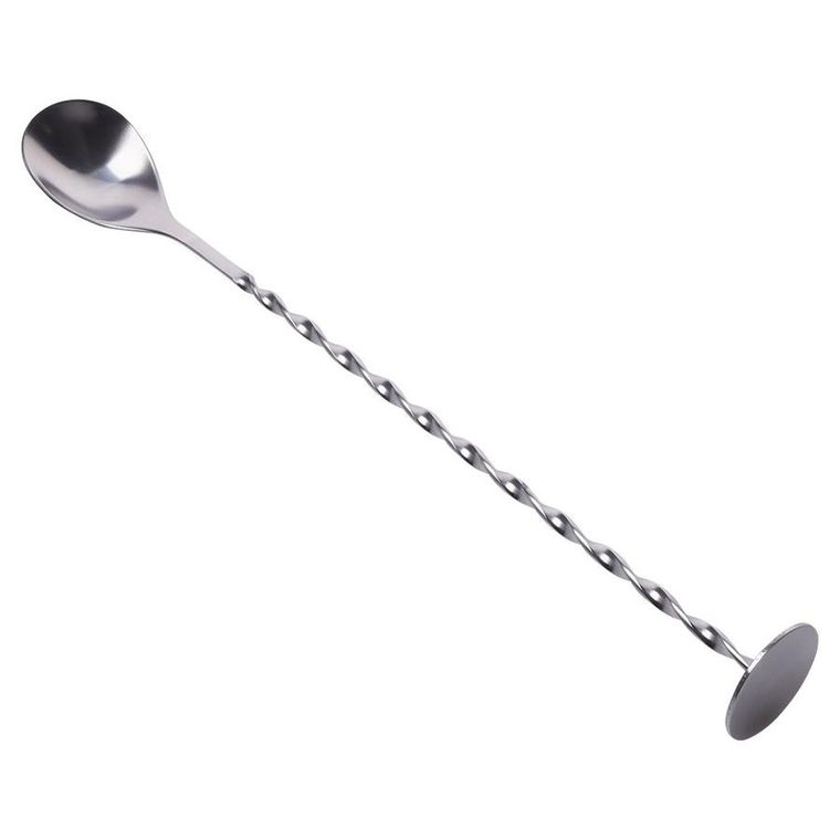 Excellent Houseware, łyżka barmańska do drinków i koktajli, stalowa, 28 cm