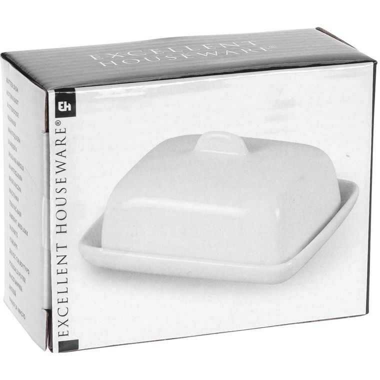 Excellent Houseware, maselniczka ceramiczna, zamykana, mała