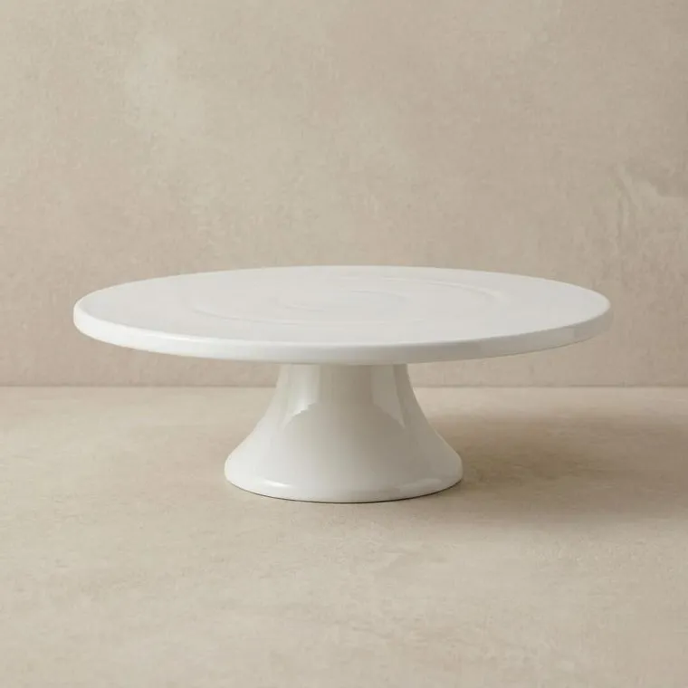 Excellent Houseware, Mert, porcelanowa patera, biała, 28-9 cm