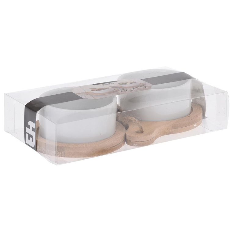 Excellent Houseware, miseczka na desce, 2 szt.