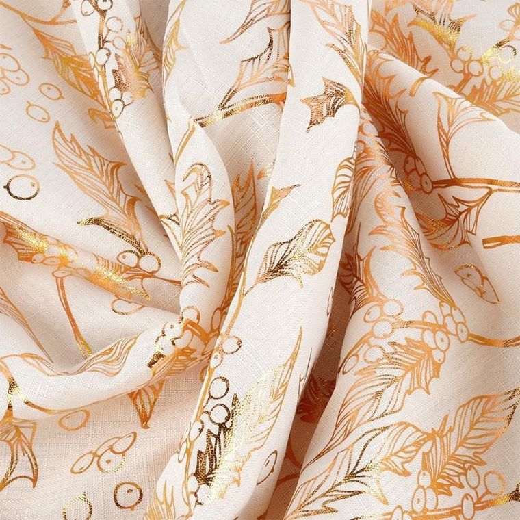 Excellent Houseware, obrus świąteczny plamoodporny, 220-150 cm