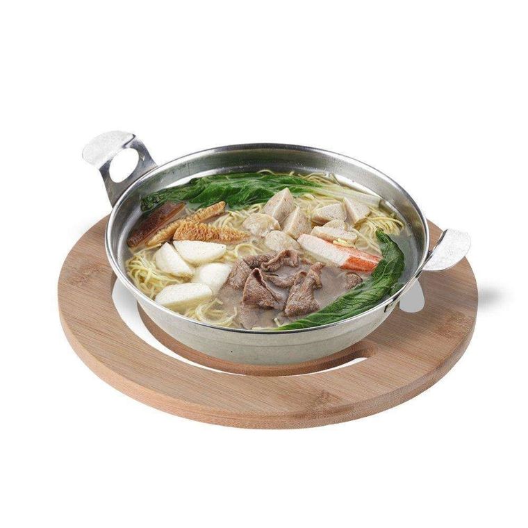 Excellent Houseware, podkładka bambusowa pod gorący garnek, 20 cm